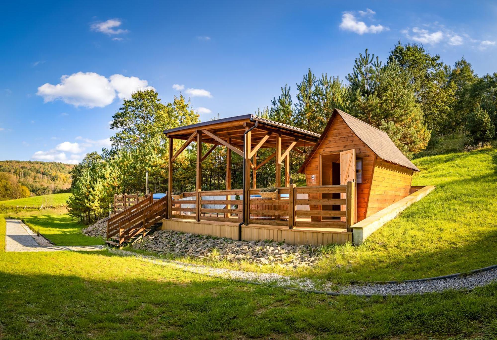 Glamping Pod Gwiazdami Pietrusza Wola酒店 外观 照片
